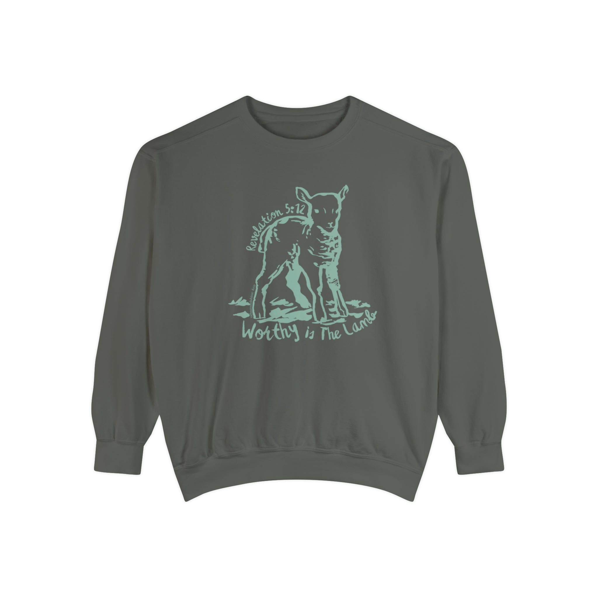 Urban SoulShine & co Sweatshirt Worthy Is The Lamb Easter Crewneck Sweatshirt