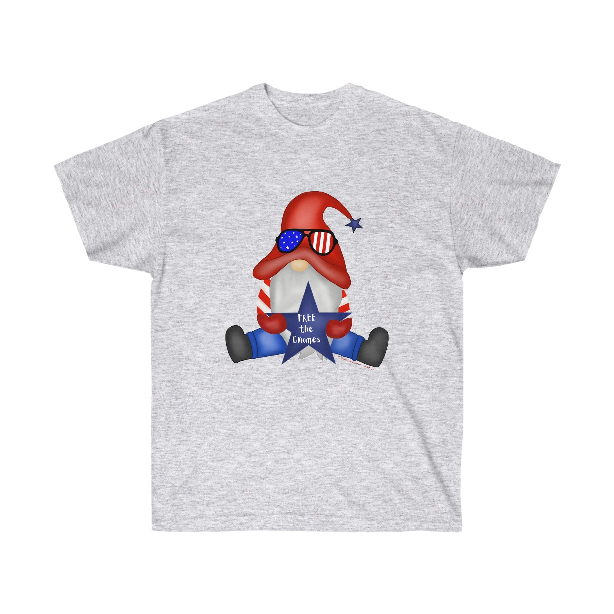 Urban SoulShine & co T-Shirt Ash / S FREE the GNOMES Star Unisex Tee