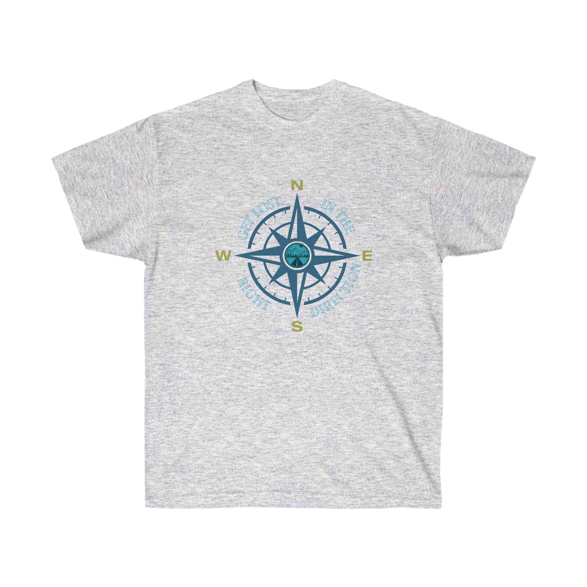 Urban SoulShine & co T-Shirt Ash / S Get Lost Compass Tee (unisex)