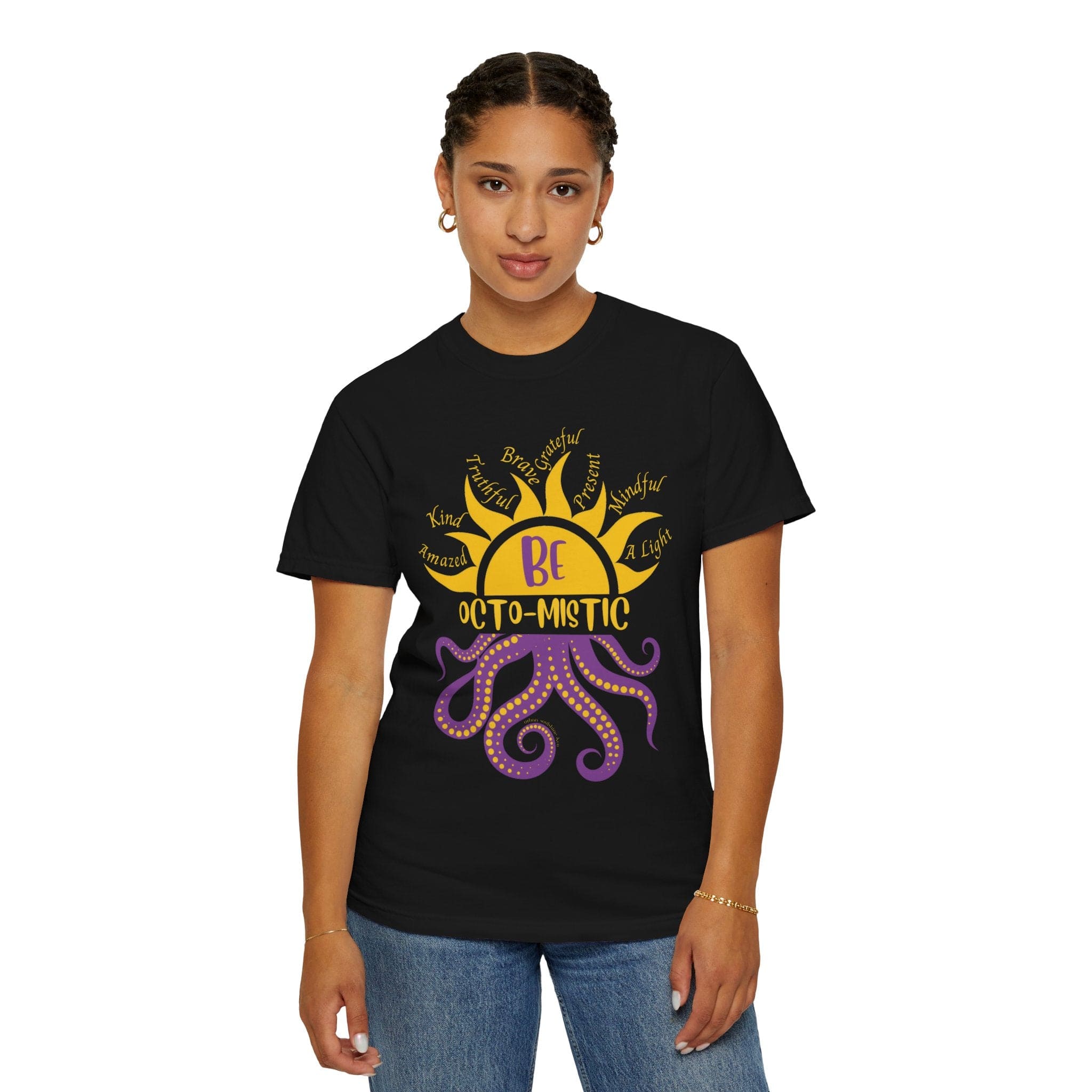 Urban SoulShine & co T-Shirt Black / S Rays To Be Octo-Mistic Tee (Unisex)