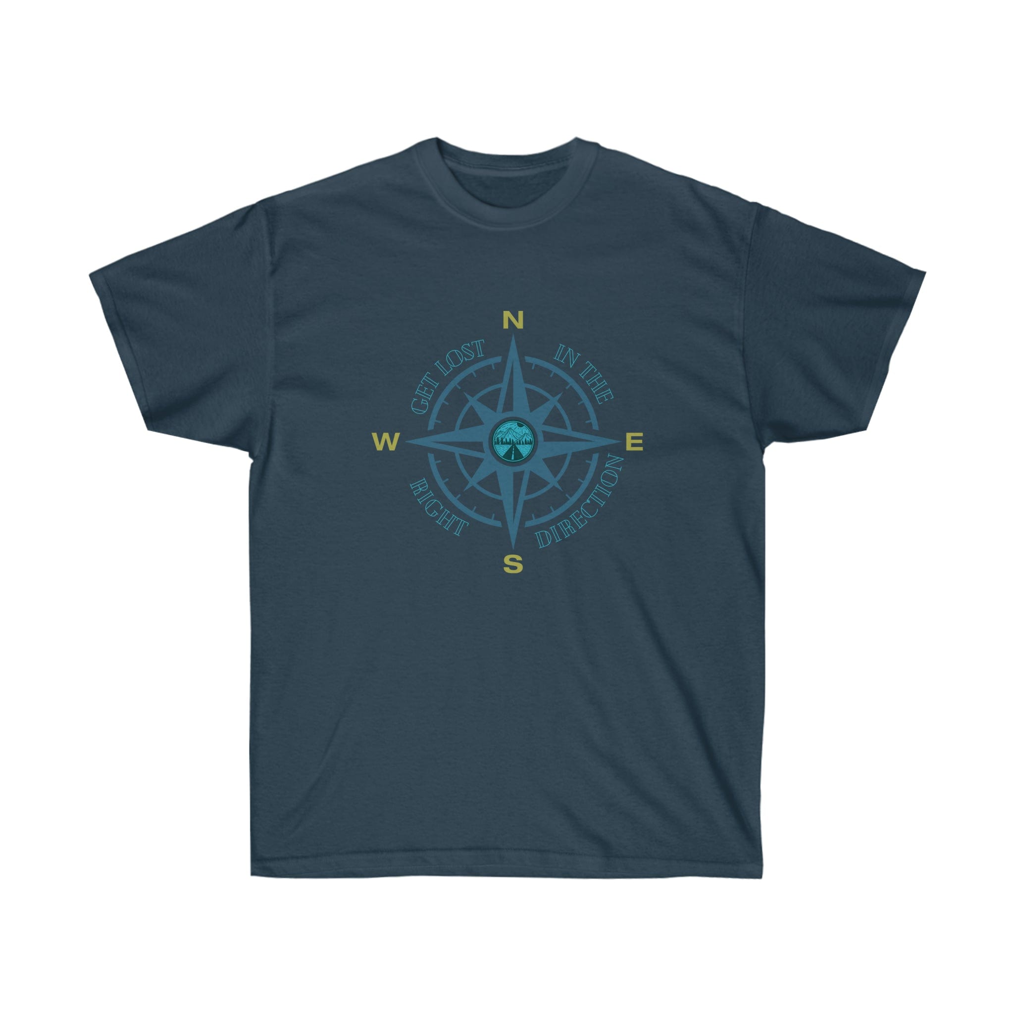 Urban SoulShine & co T-Shirt Blue Dusk / S Get Lost Compass Tee (unisex)