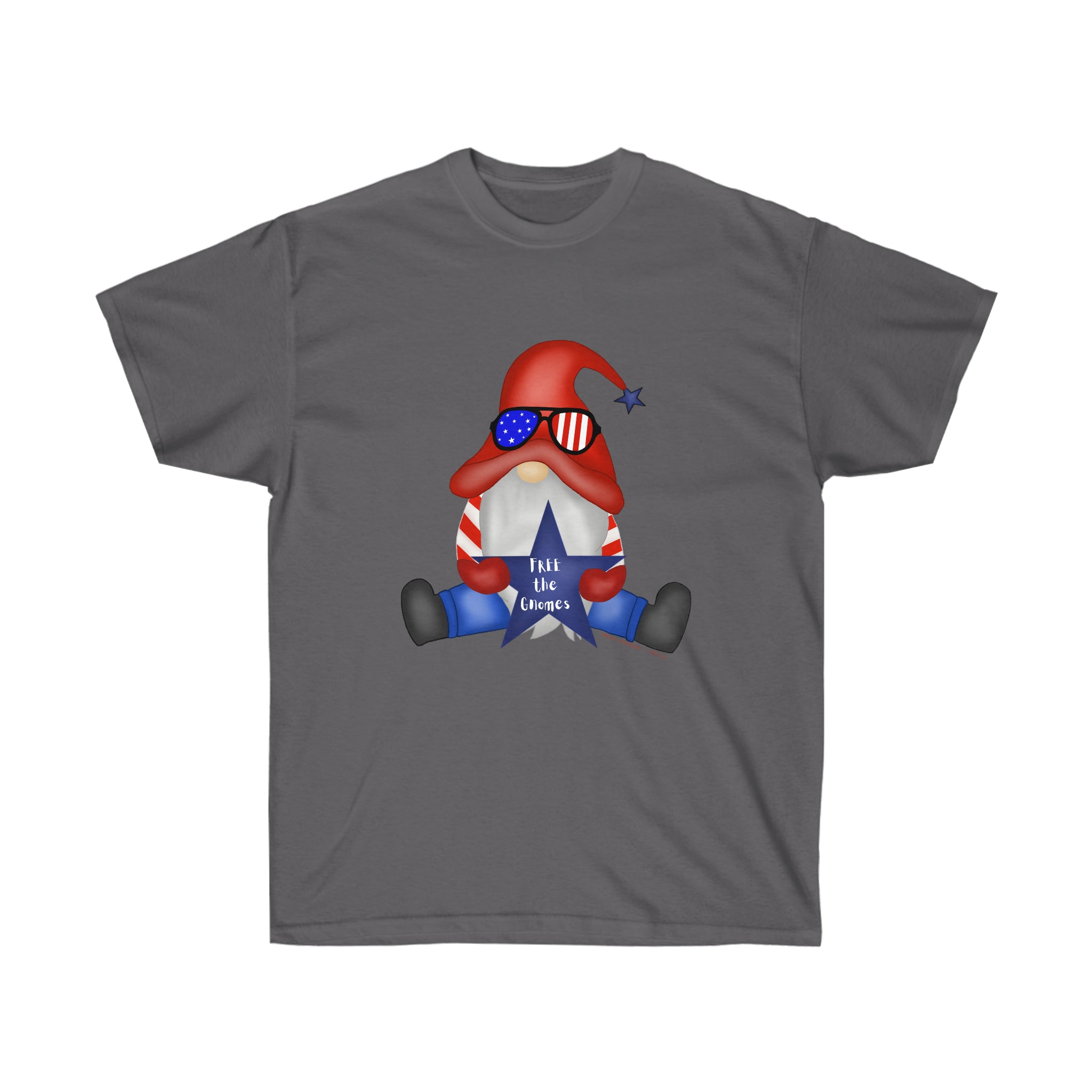 Urban SoulShine & co T-Shirt Charcoal / S FREE the GNOMES Star Unisex Tee