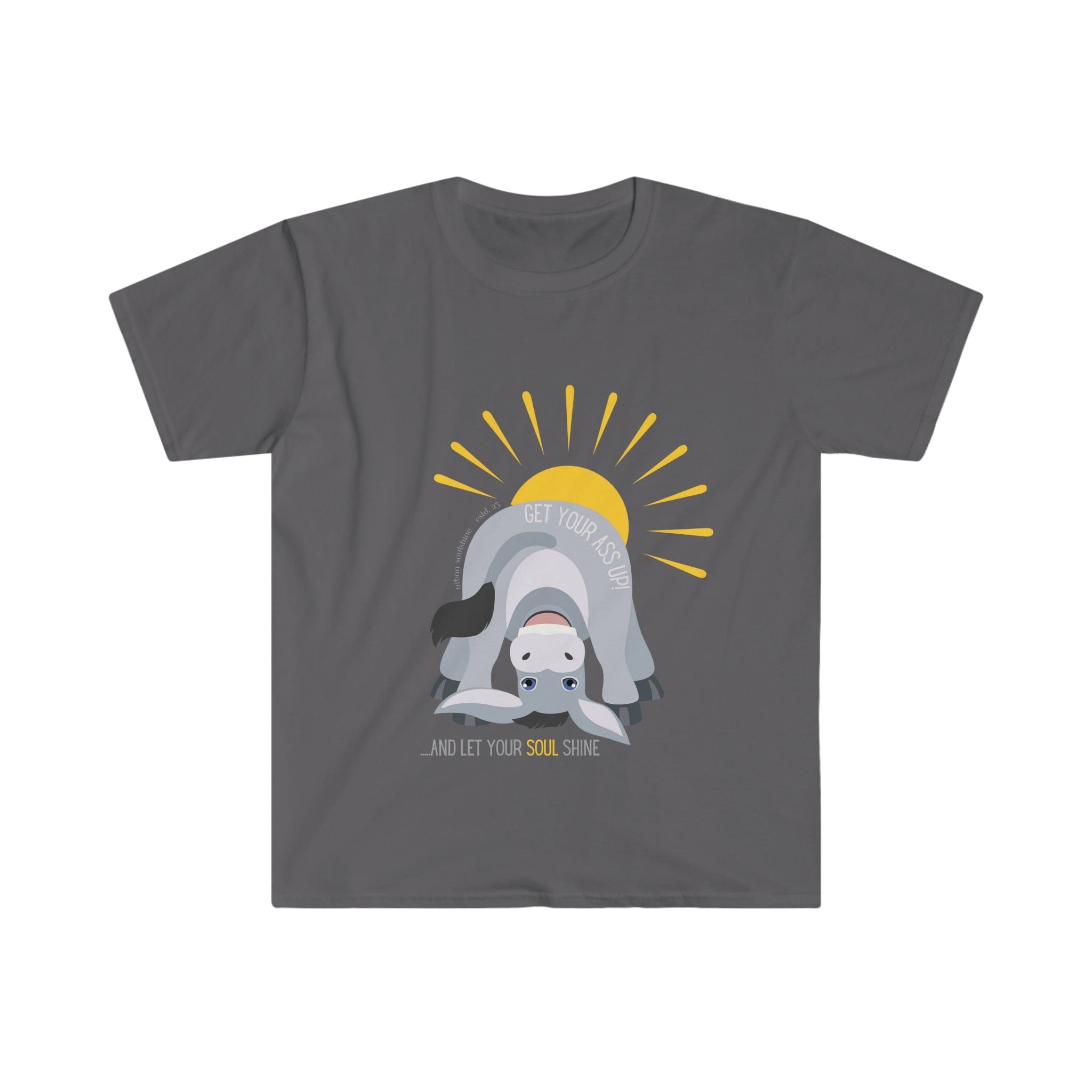 Urban SoulShine & co T-Shirt Charcoal / S Rise up Donkey Tee (unisex)