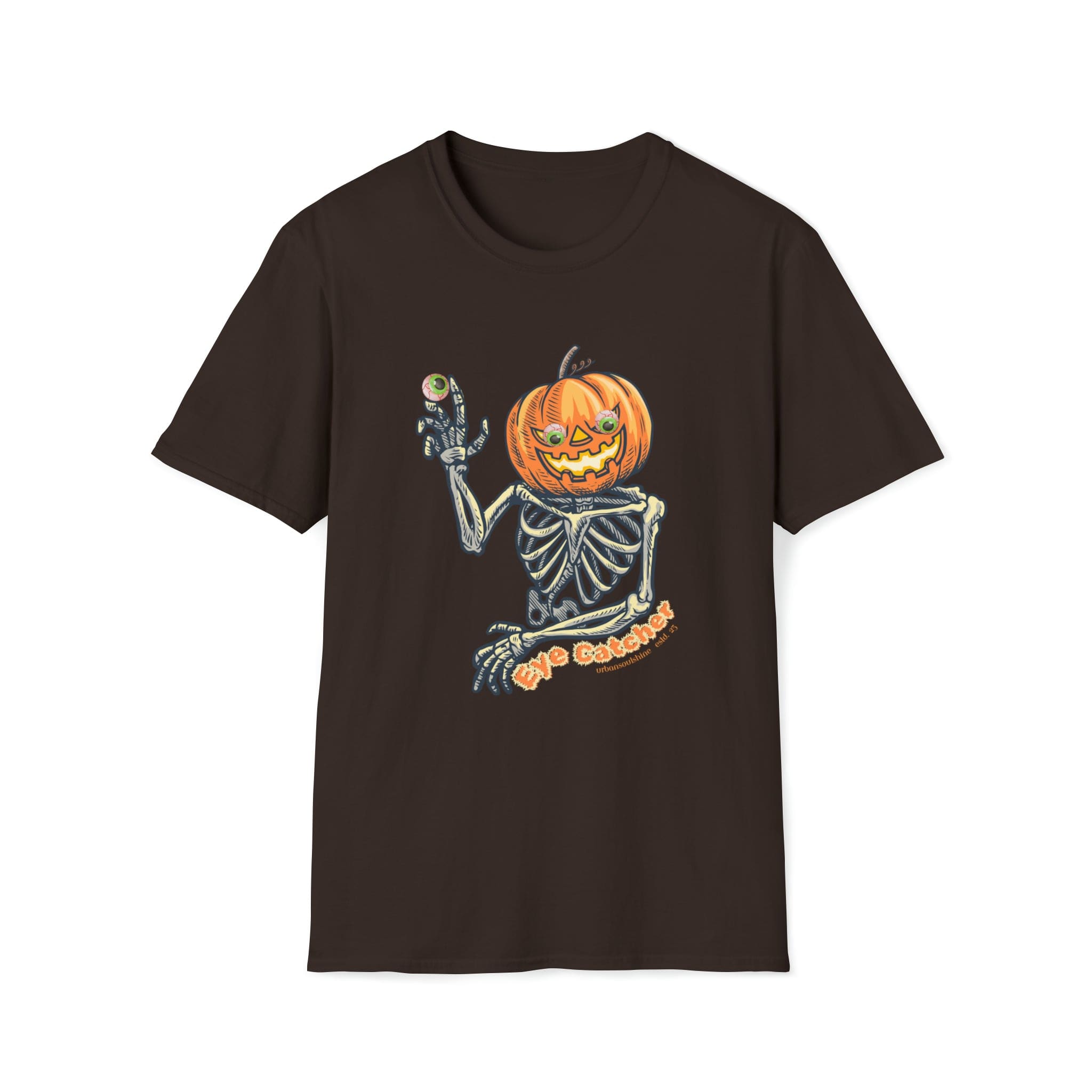 Urban SoulShine & co T-Shirt Dark Chocolate / M Eye Catcher Halloween Softstyle Tee (unisex)