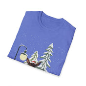 Urban SoulShine & co T-Shirt Donkey Claus Street Singer Holiday Soft Tee (Unisex)