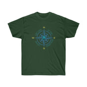 Urban SoulShine & co T-Shirt Forest Green / S Get Lost Compass Tee (unisex)