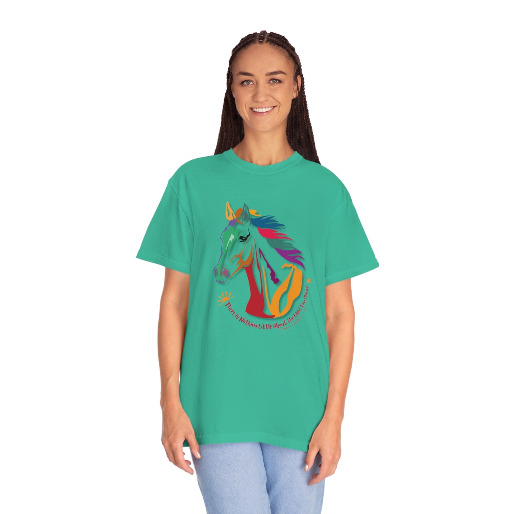 Urban SoulShine & co T-Shirt Grass / S Nothing Little About Your Light Horse (premium pastels Tee)