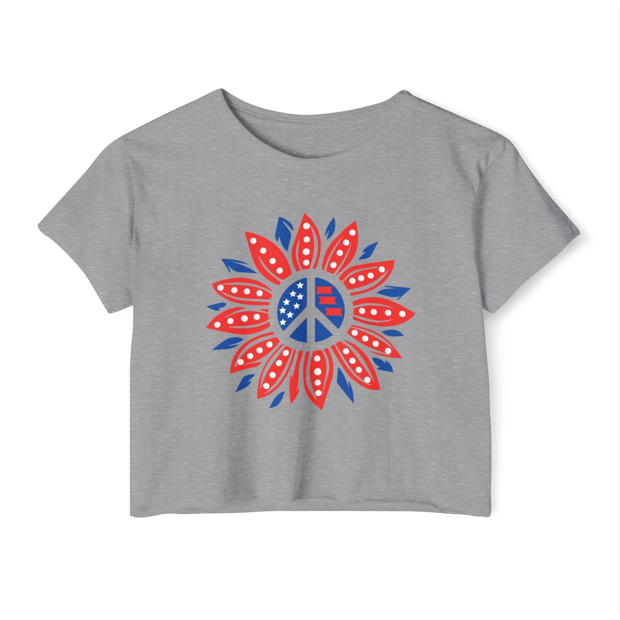  XS PEACE In The USA Crop Top