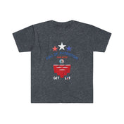 Urban SoulShine & co T-Shirt Heather Navy / S GET LIT USA Tee (unisex)