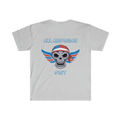 Urban SoulShine & co T-Shirt Ice Grey / S All American Grit Soft Tee (unisex)