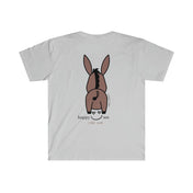 Urban SoulShine & co T-Shirt Ice Grey / S Happy Donkey Soft Tee (unisex)