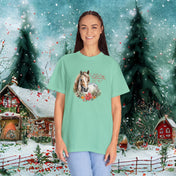 Urban SoulShine & co T-Shirt Island Reef / S A Horse Lover's Christmas Garment-Dyed T-shirt