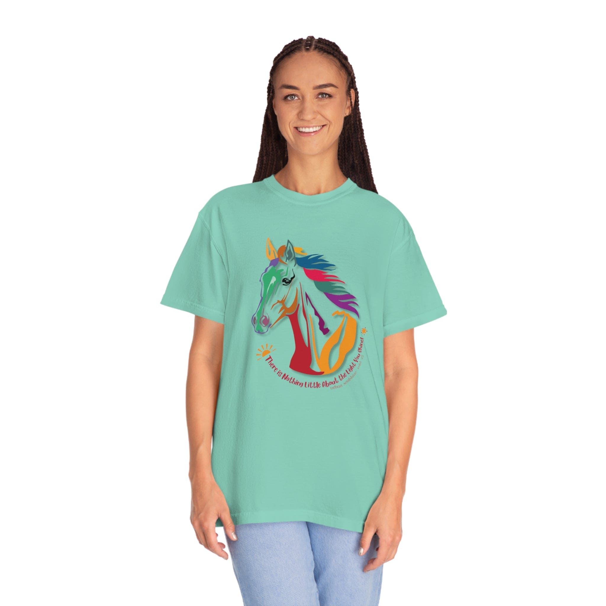 Urban SoulShine & co T-Shirt Island Reef / S Nothing Little About Your Light Horse (premium pastels Tee)