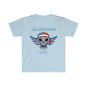 Urban SoulShine & co T-Shirt Light Blue / S All American Grit Soft Tee (unisex)