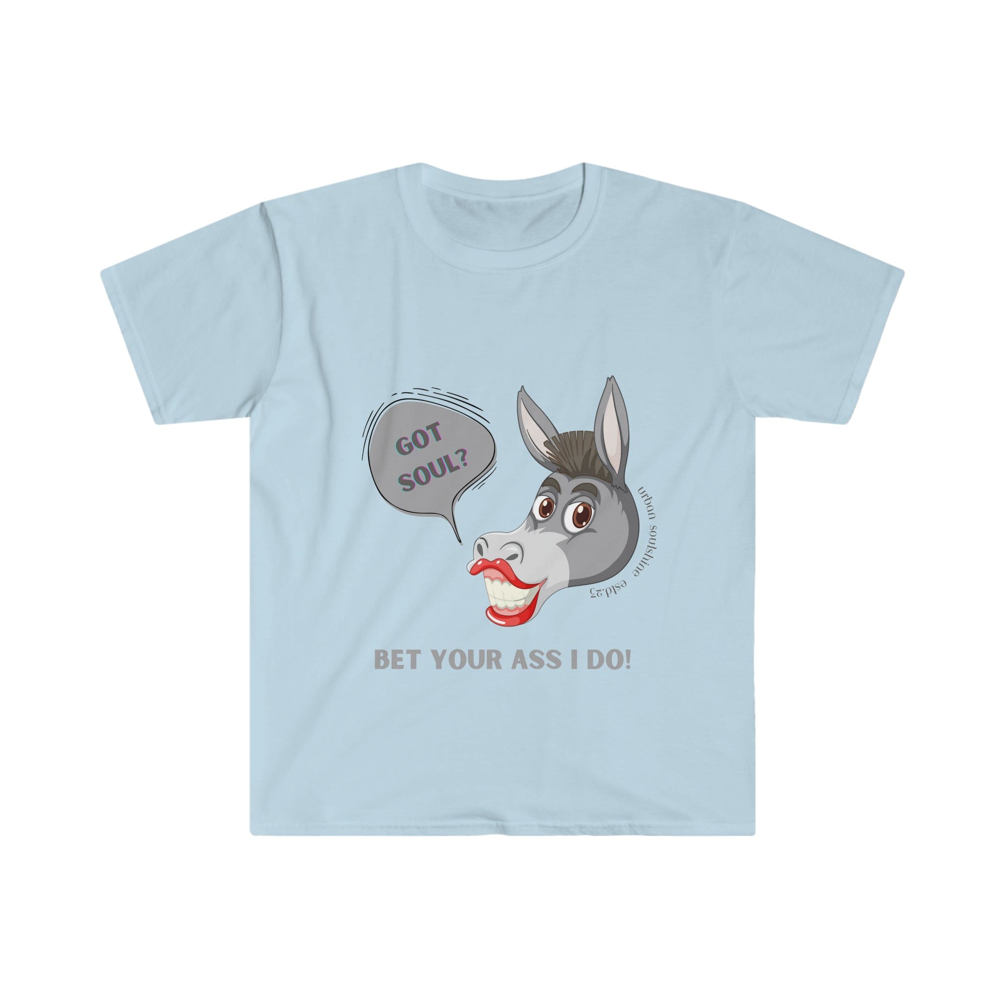 Urban SoulShine & co T-Shirt Light Blue / S Donkey Sarcasm T-shirt