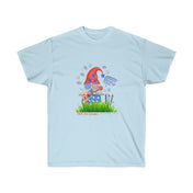 Urban SoulShine & co T-Shirt Light Blue / S FREE the GNOMES Rockin' in the USA Unisex Tee