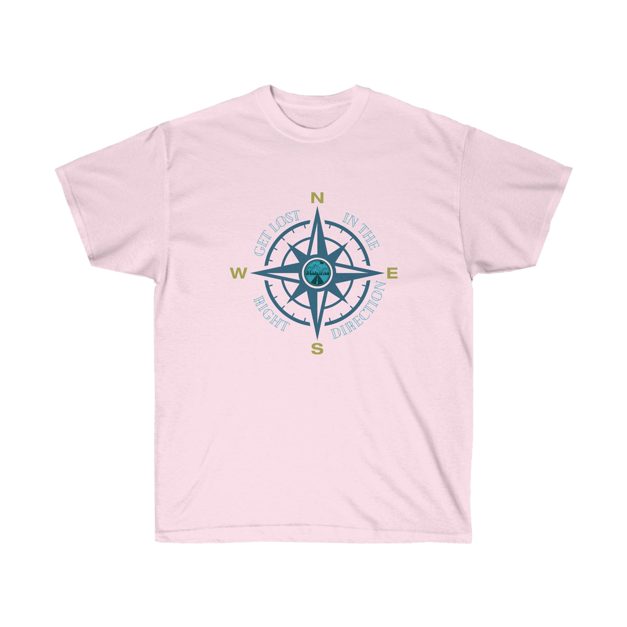 Urban SoulShine & co T-Shirt Light Pink / S Get Lost Compass Tee (unisex)