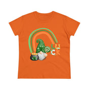 Urban SoulShine & co T-Shirt Lucky Gnome St. Patrick's Day Women's Tee