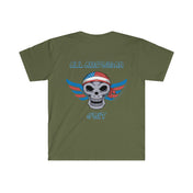 Urban SoulShine & co T-Shirt Military Green / S All American Grit Soft Tee (unisex)