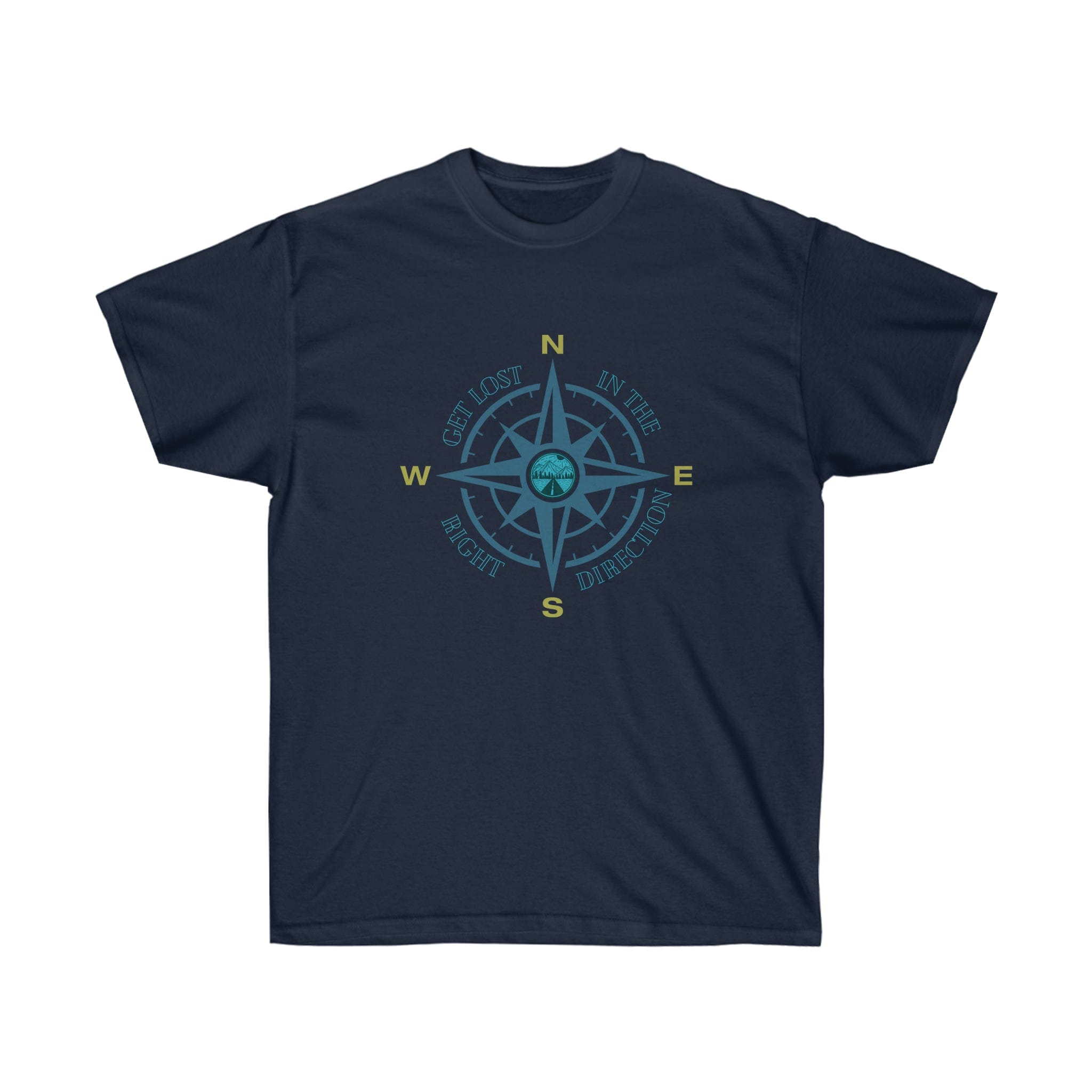 Urban SoulShine & co T-Shirt Navy / S Get Lost Compass Tee (unisex)