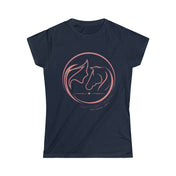 Urban SoulShine & co T-Shirt Navy / S Heart to Heart Connection Tee