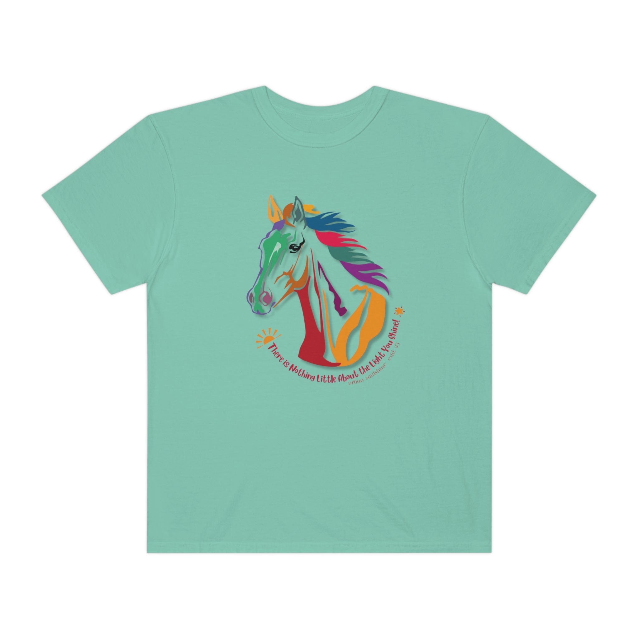 Urban SoulShine & co T-Shirt Nothing Little About Your Light Horse (premium pastels Tee)