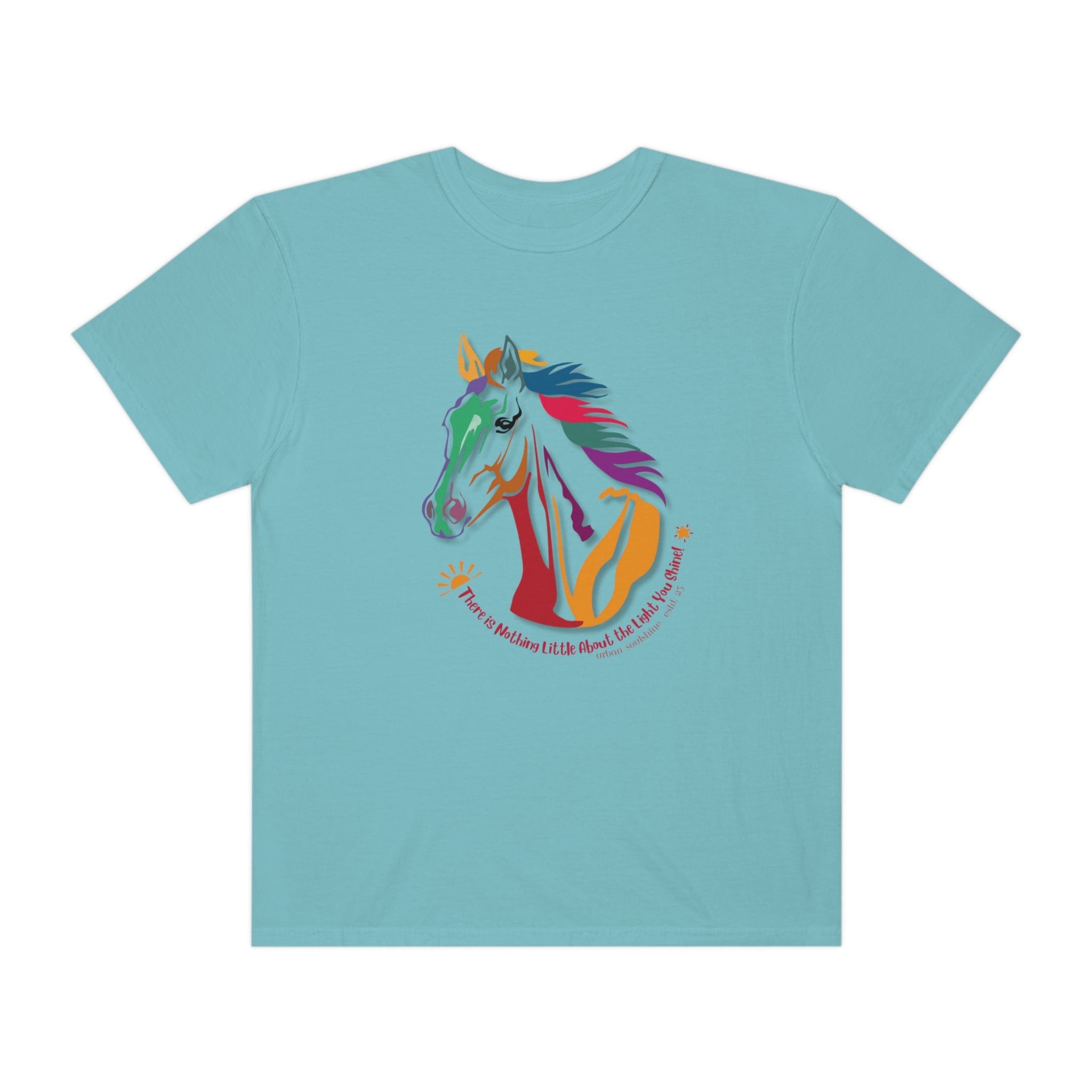 Urban SoulShine & co T-Shirt Nothing Little About Your Light Horse (premium pastels Tee)