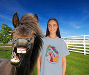 Urban SoulShine & co T-Shirt Nothing Little About Your Light Horse (premium pastels Tee)