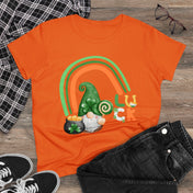 Urban SoulShine & co T-Shirt Orange / S Lucky Gnome St. Patrick's Day Women's Tee