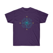 Urban SoulShine & co T-Shirt Purple / S Get Lost Compass Tee (unisex)