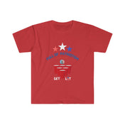 Urban SoulShine & co T-Shirt Red / S GET LIT USA Tee (unisex)