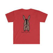 Urban SoulShine & co T-Shirt Red / S Happy Donkey Soft Tee (unisex)