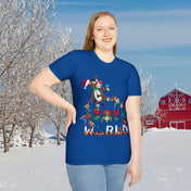 Urban SoulShine & co T-Shirt Royal / S Donkey Claus Spreads Joy To The World Soft Tee (Unisex)