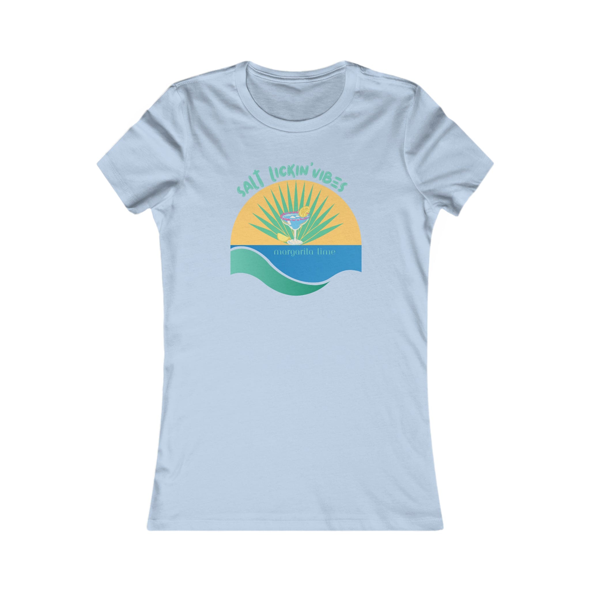 Urban SoulShine & co T-Shirt S / Baby Blue Salt Lickin' Vibes Tee (Women's)