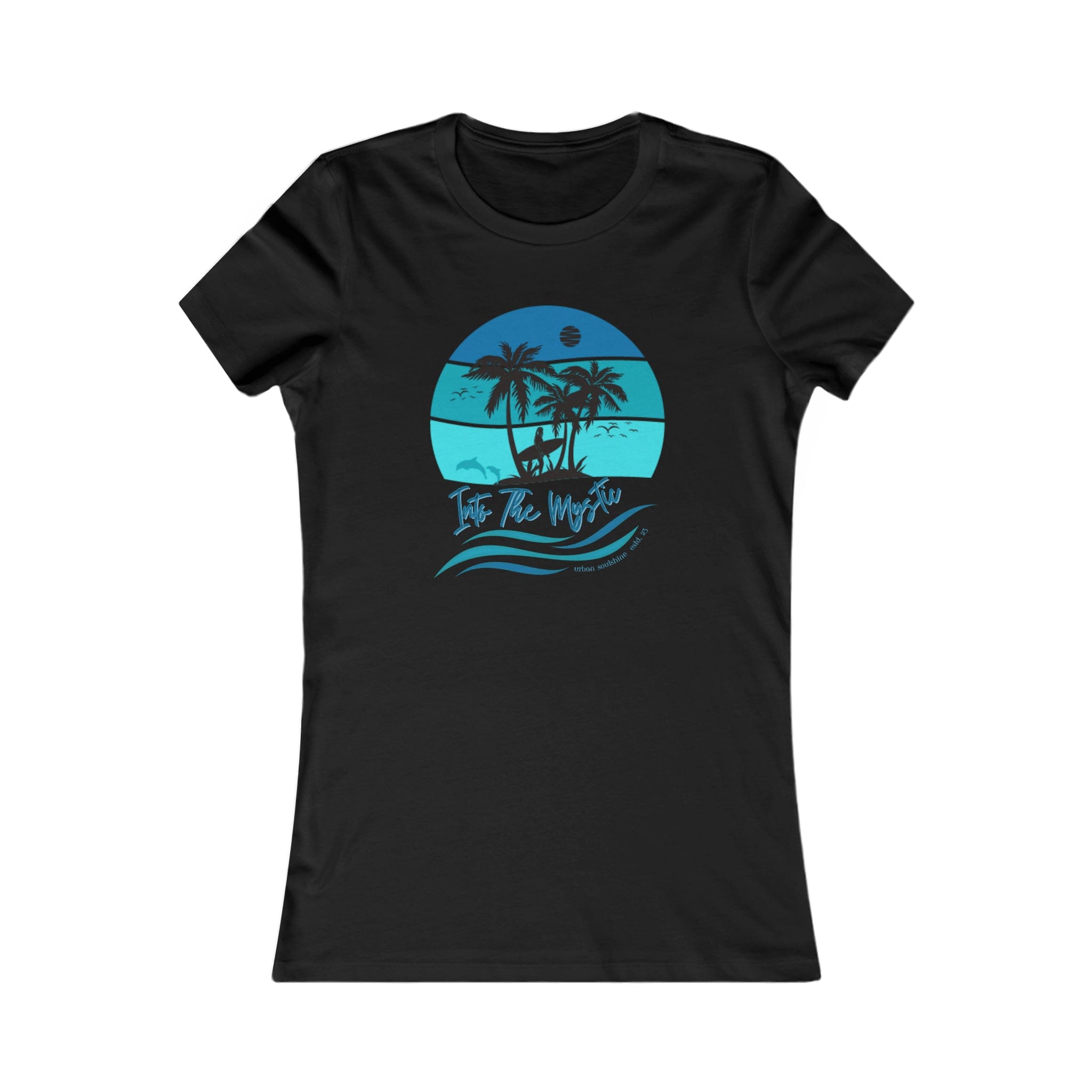 Urban SoulShine & co T-Shirt S / Black Into the Mystic Women's Tee