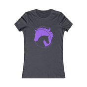 Urban SoulShine & co T-Shirt S / Heather Navy Horse & Soul Women's Tee (purple image)