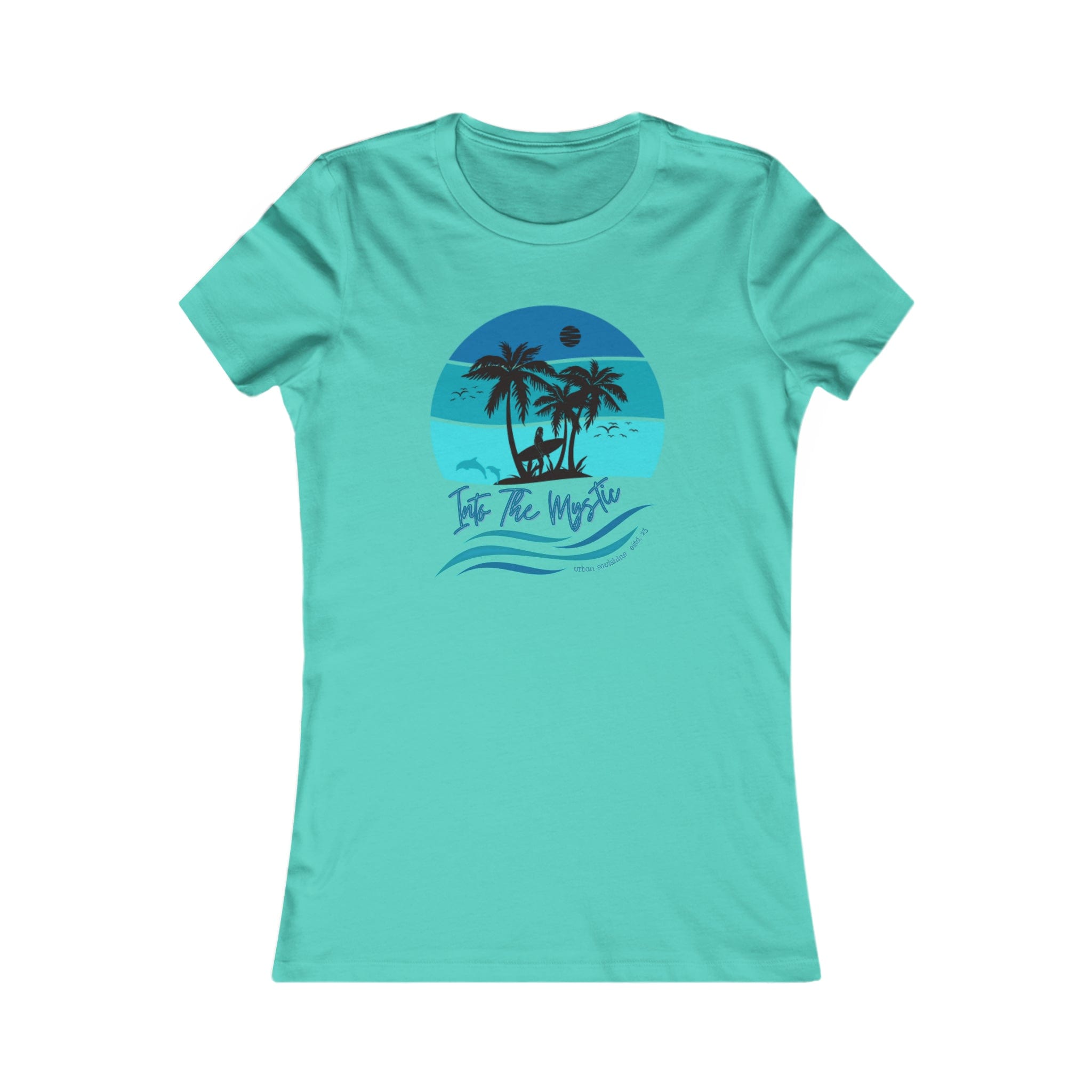 Urban SoulShine & co T-Shirt S / Teal Into the Mystic Women's Tee