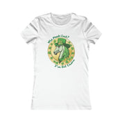 Urban SoulShine & co T-Shirt S / White I've Got Charm Lucky Horse Women's Tee