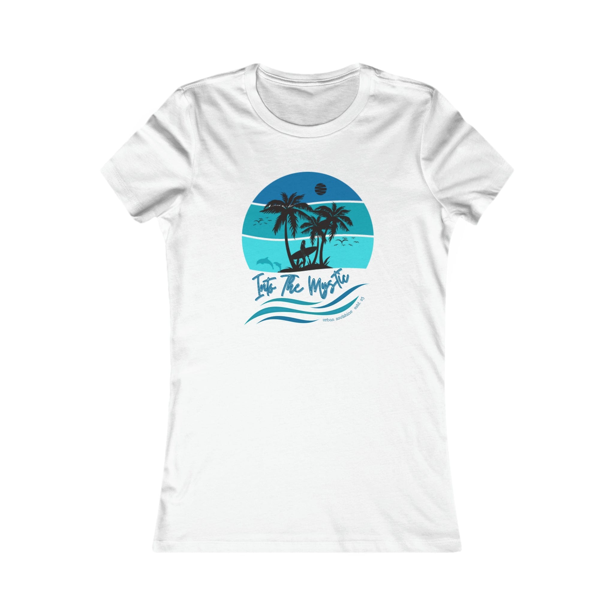 Urban SoulShine & co T-Shirt S / White Into the Mystic Women's Tee