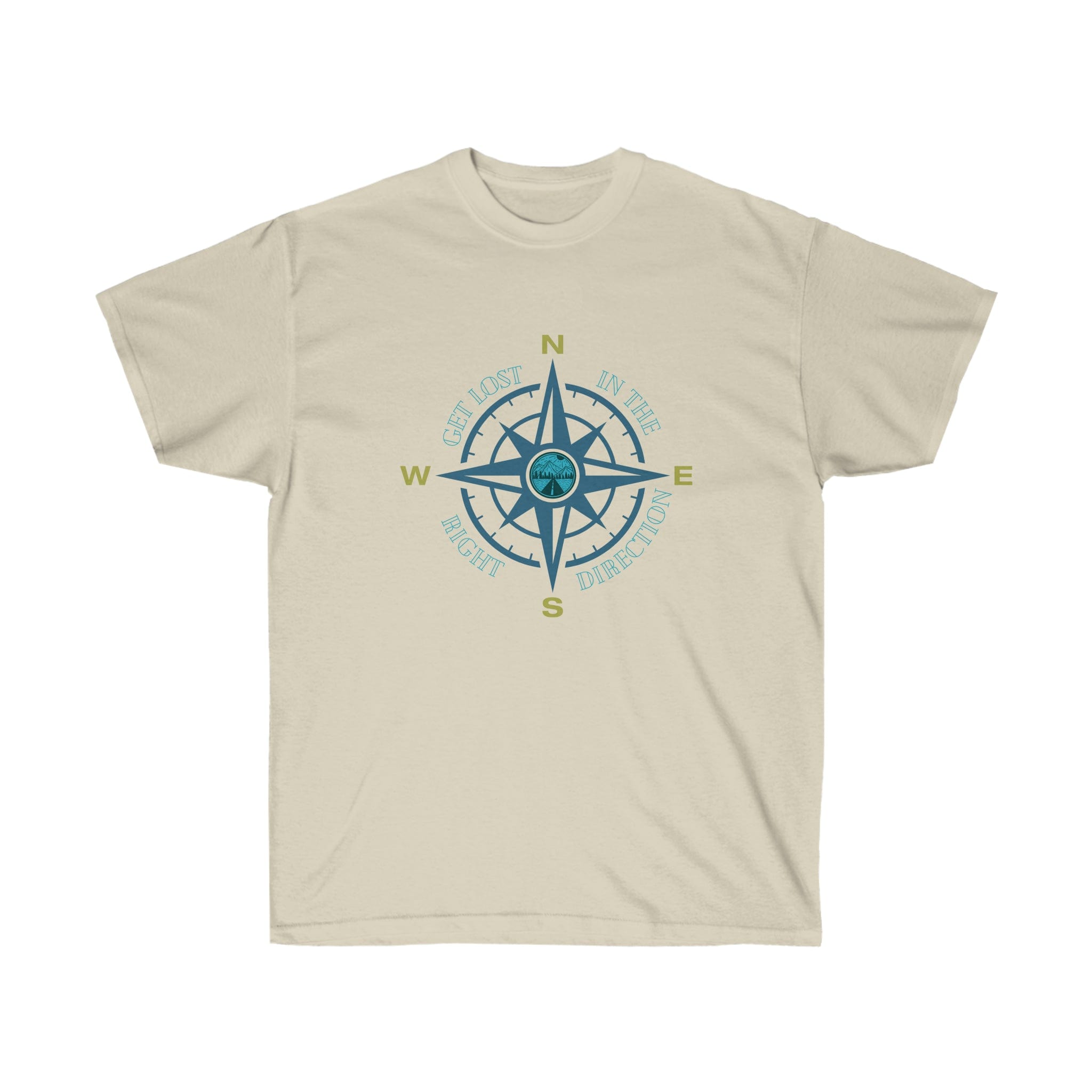 Urban SoulShine & co T-Shirt Sand / S Get Lost Compass Tee (unisex)