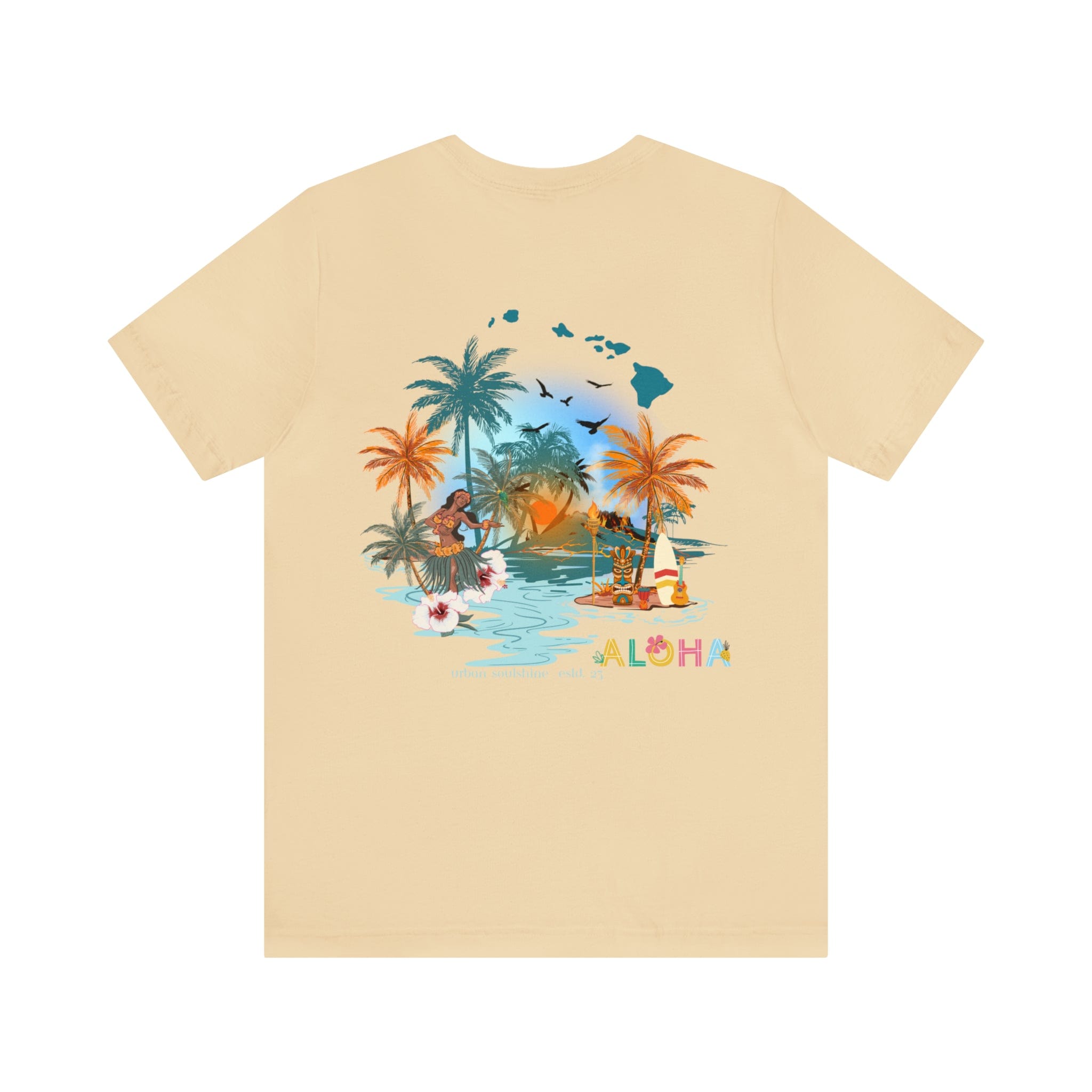 Urban SoulShine & co T-Shirt Soft Cream / XS ALOHA Vibes Tee (unisex)