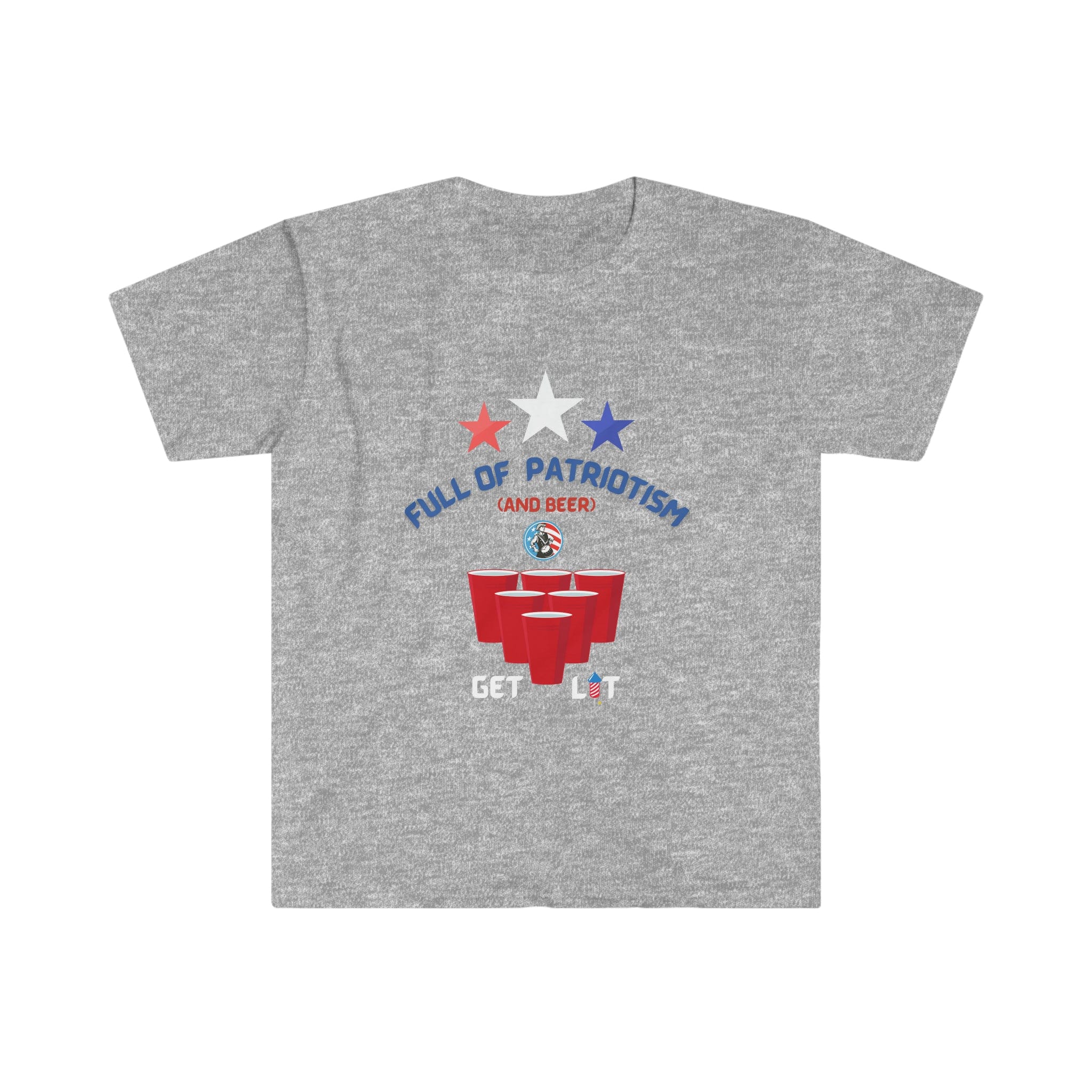 Urban SoulShine & co T-Shirt Sport Grey / S GET LIT USA Tee (unisex)