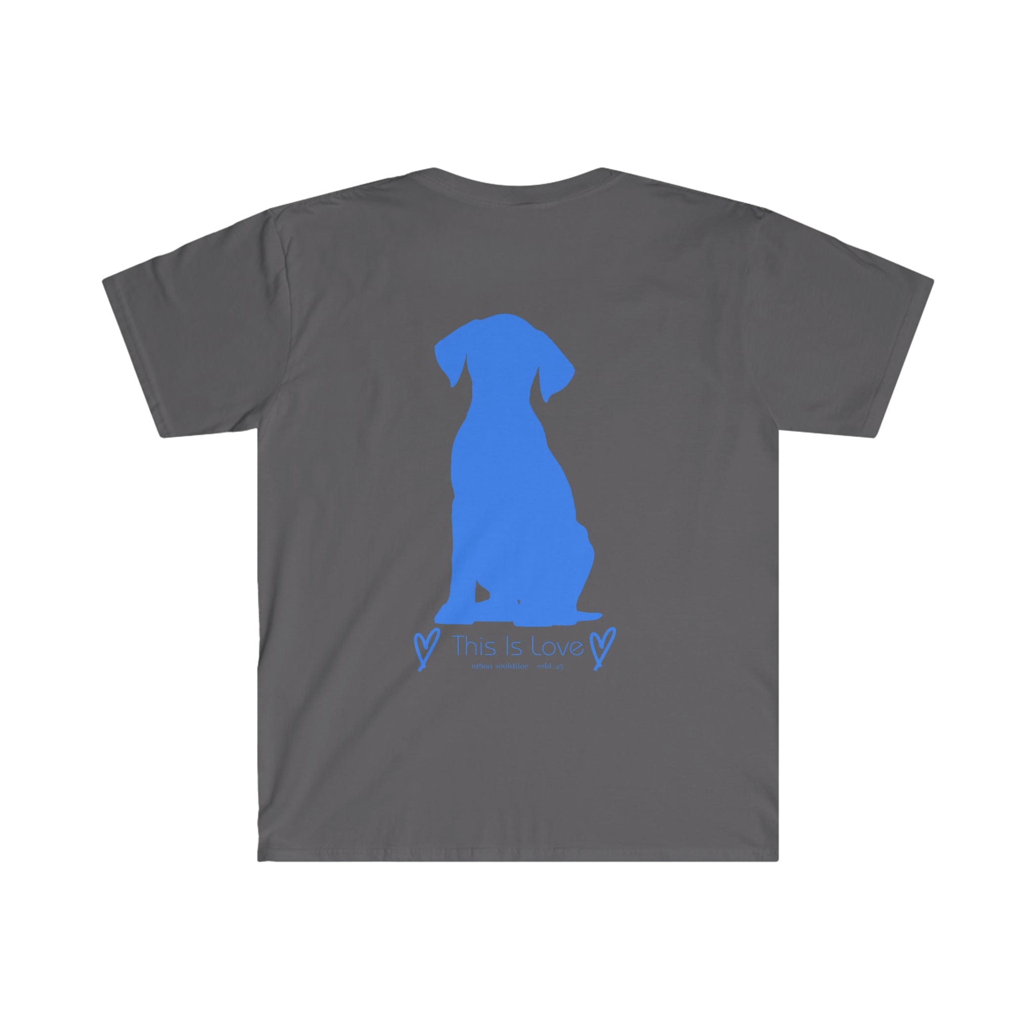 Urban SoulShine & co T-Shirt This Is Love Dog Tee (unisex)