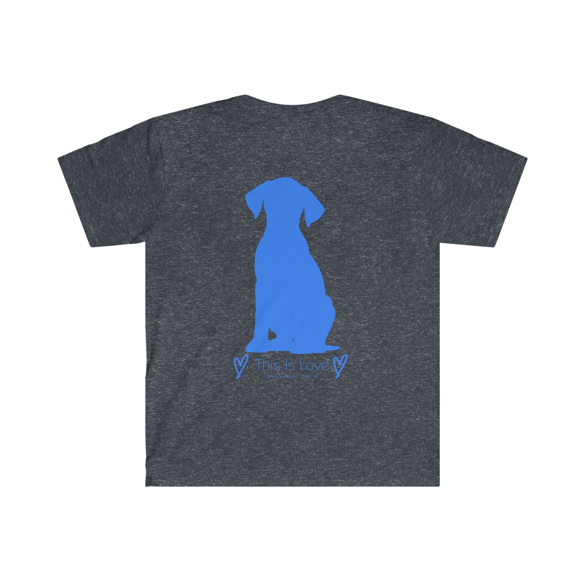 Urban SoulShine & co T-Shirt This Is Love Dog Tee (unisex)