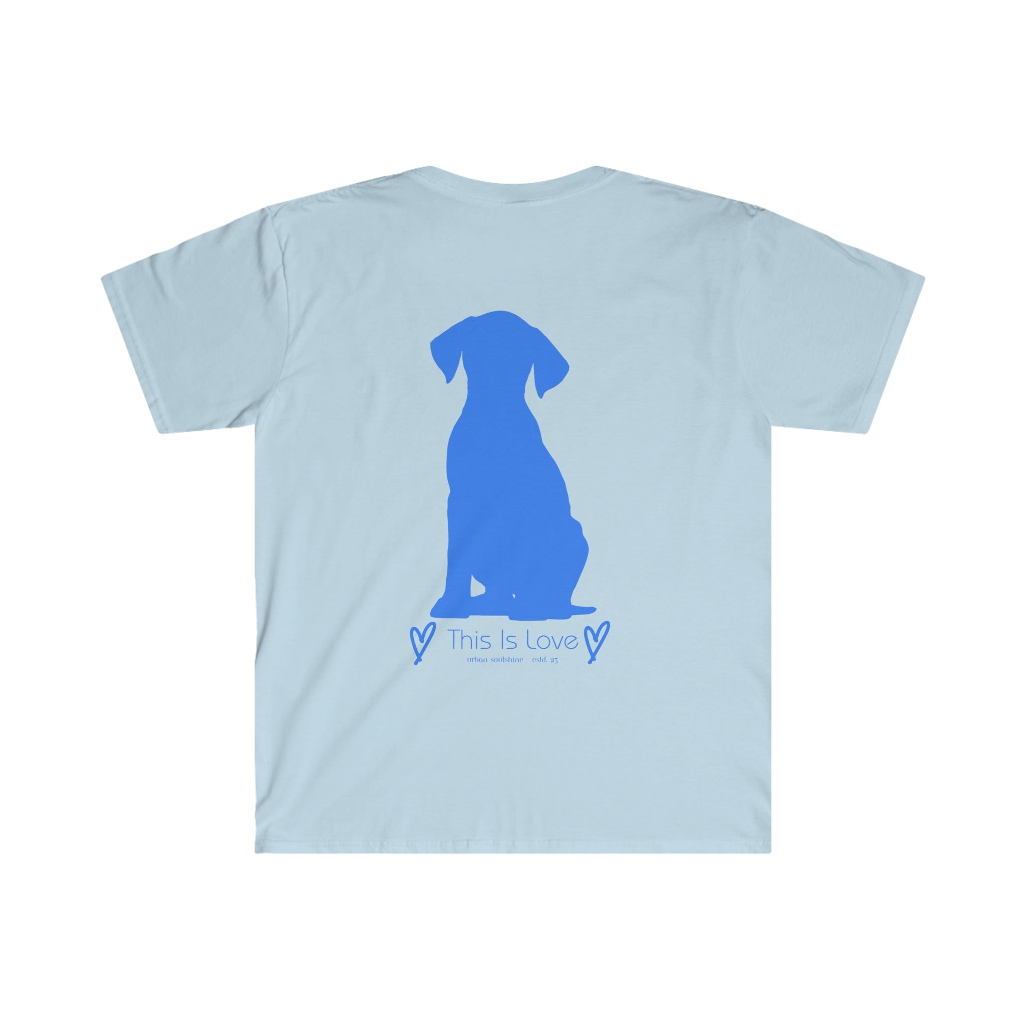 Urban SoulShine & co T-Shirt This Is Love Dog Tee (unisex)