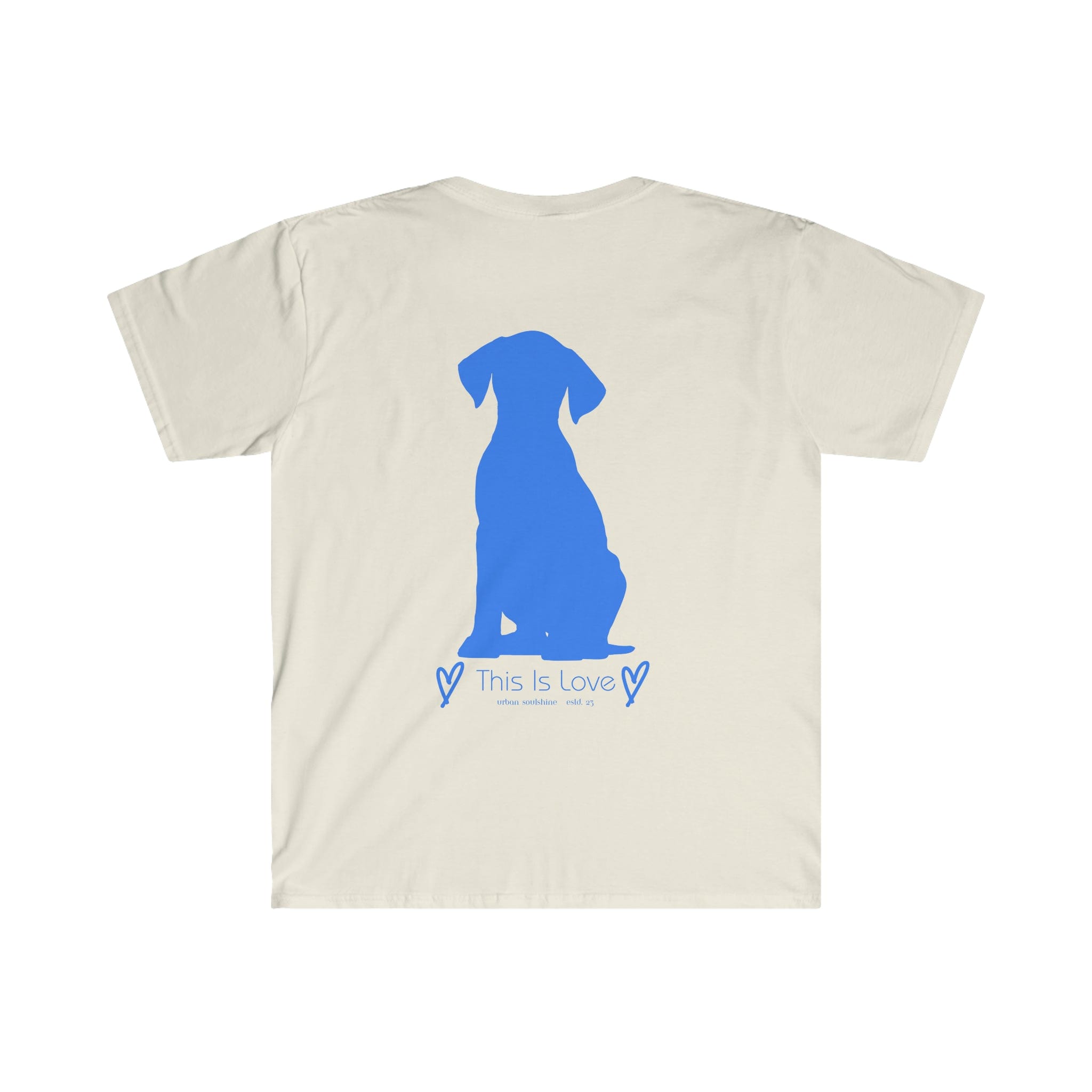 Urban SoulShine & co T-Shirt This Is Love Dog Tee (unisex)