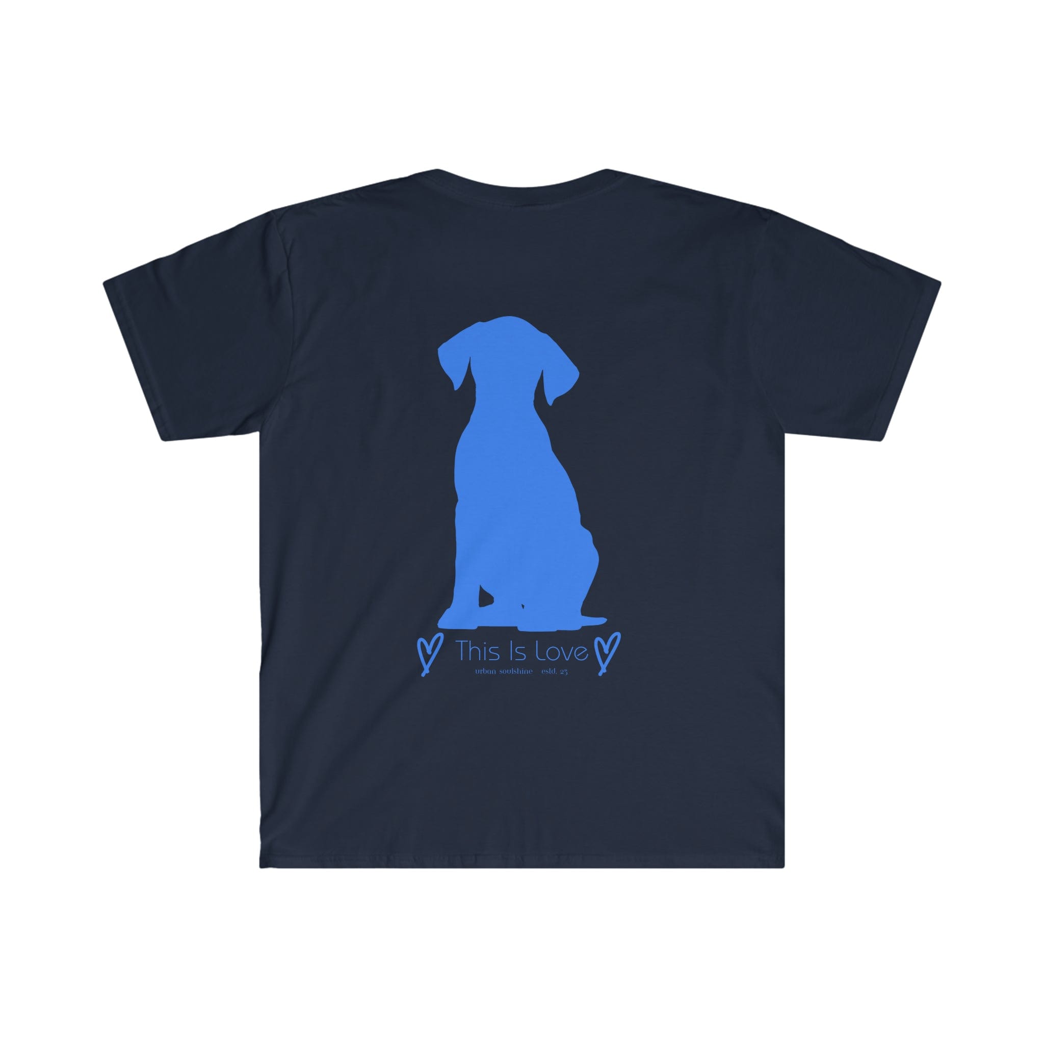 Urban SoulShine & co T-Shirt This Is Love Dog Tee (unisex)