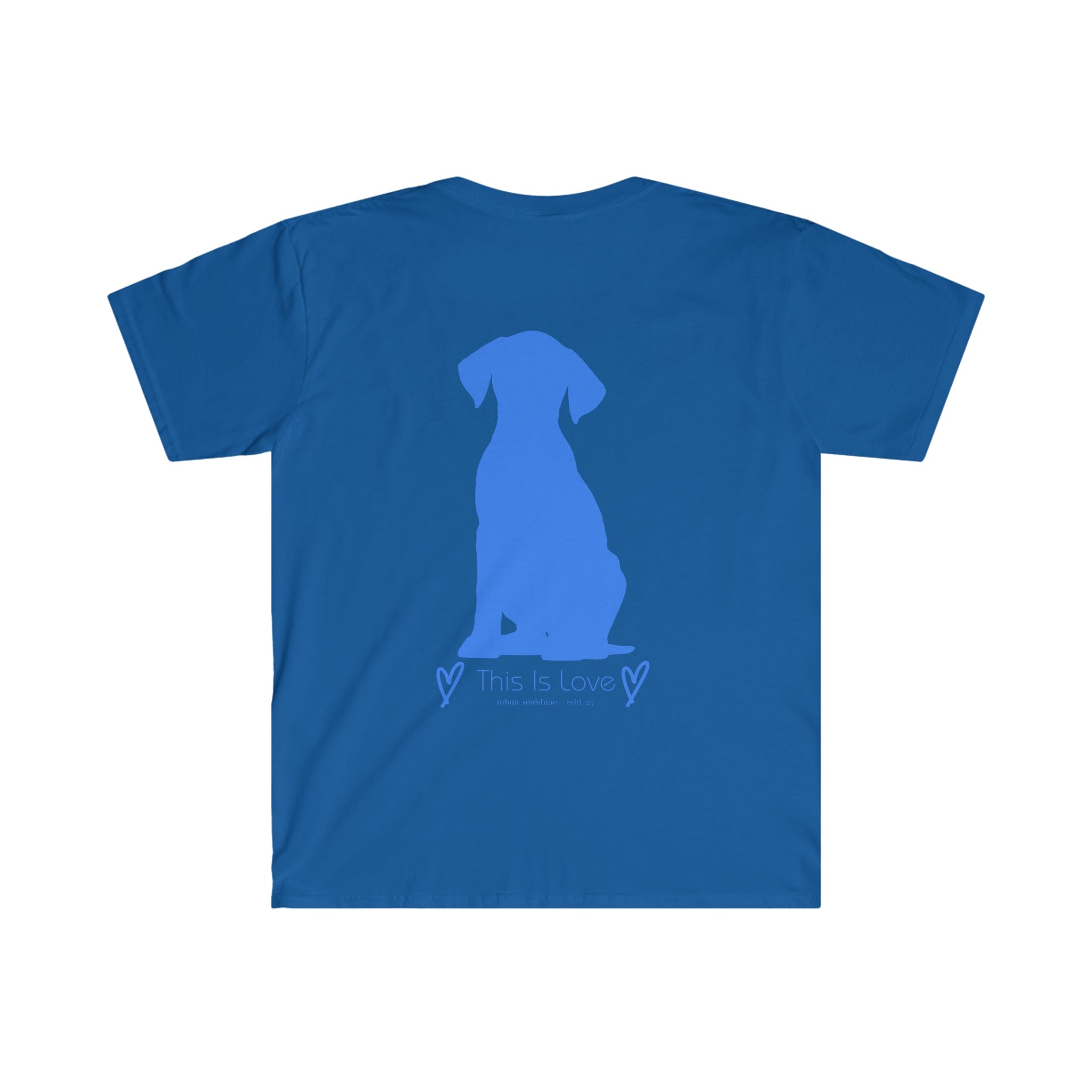 Urban SoulShine & co T-Shirt This Is Love Dog Tee (unisex)