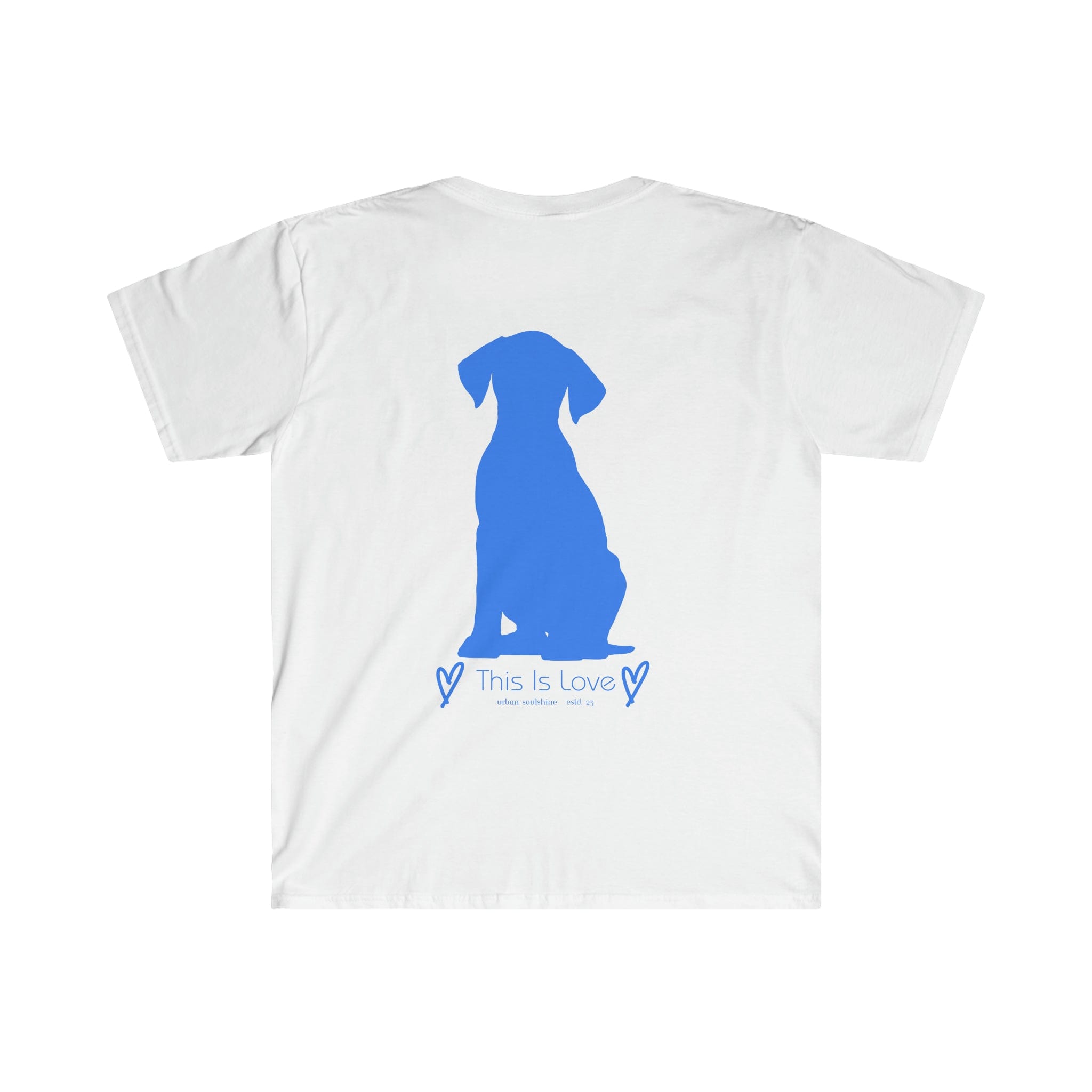 Urban SoulShine & co T-Shirt This Is Love Dog Tee (unisex)