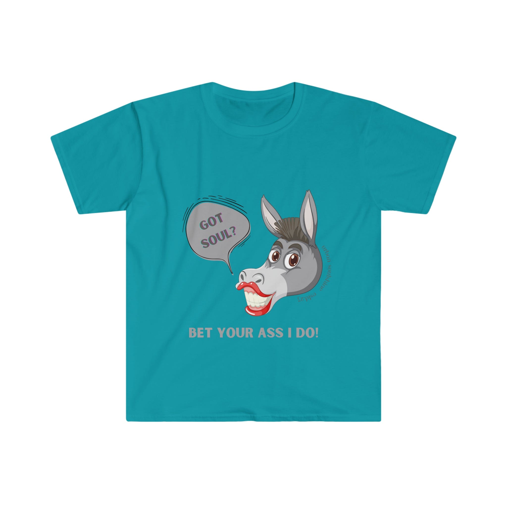 Urban SoulShine & co T-Shirt Tropical Blue / S Donkey Sarcasm T-shirt